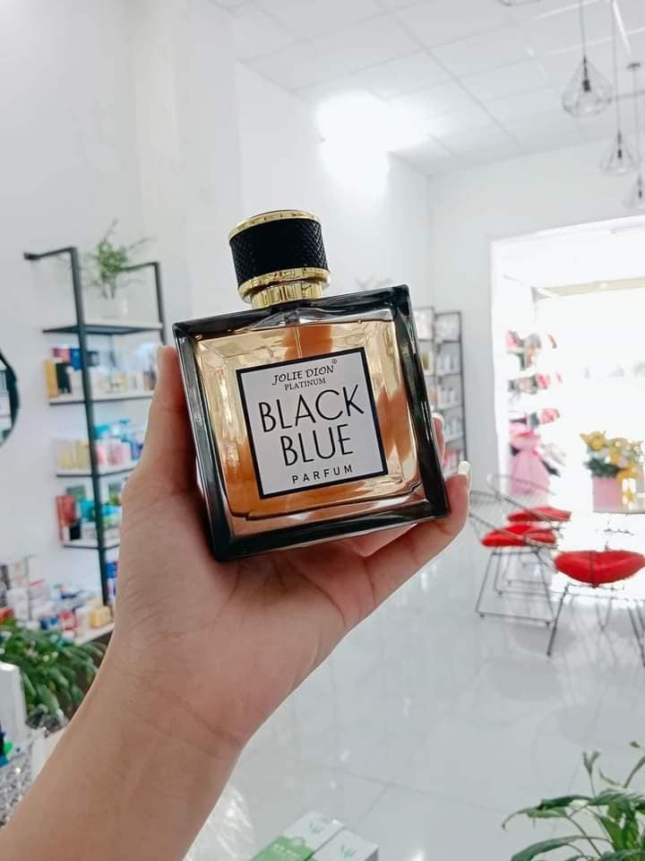 Nước hoa(Dầu thơm) nam Black Blue chính hãng thơm lâu,hương gỗ -  Singapore  - Jolie Dion-EDP - 100ml [Mua bán lẻ & sỉ]