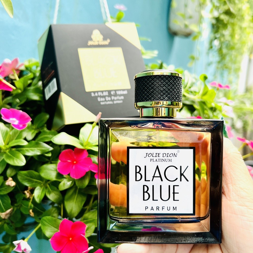 Nước hoa(Dầu thơm) nam Black Blue chính hãng thơm lâu,hương gỗ -  Singapore  - Jolie Dion-EDP - 100ml [Mua bán lẻ & sỉ]