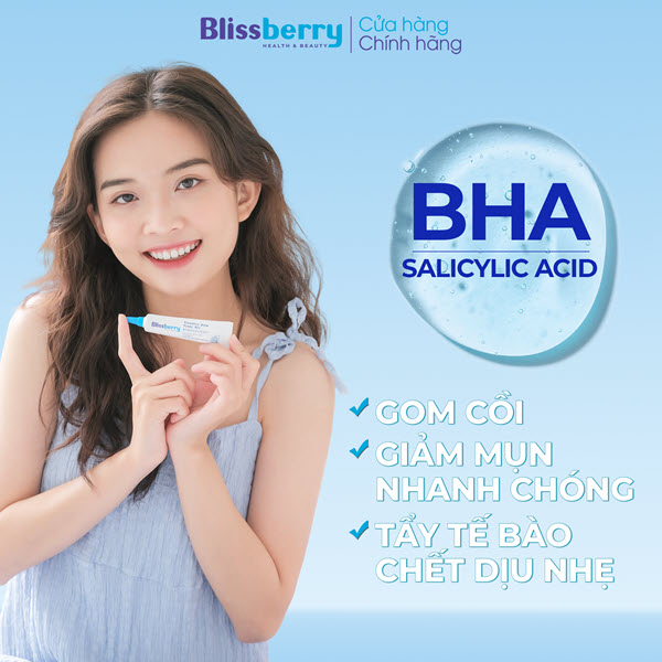 Gel trị mụn nhanh trong 24h Blissberry