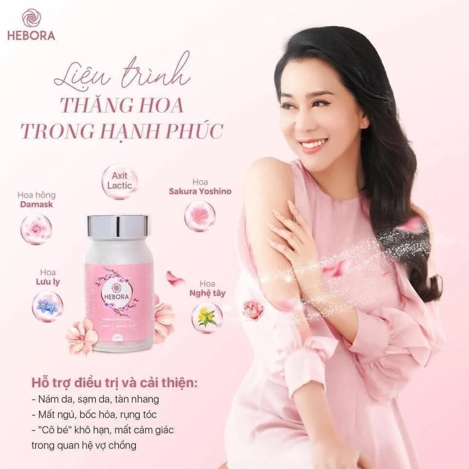 Viên uống tỏa hương thơm cơ thể Hebora