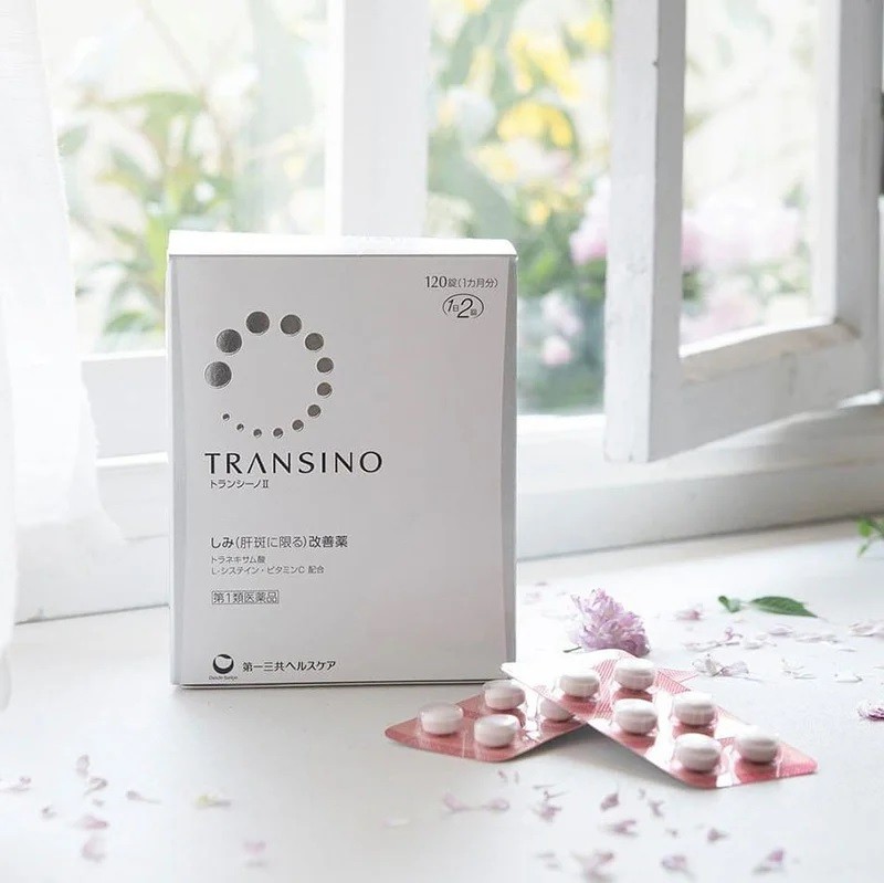 Viên Uống Trắng Da, Trị Nám, Tàn Nhang Transino Whitening (240 Viên)