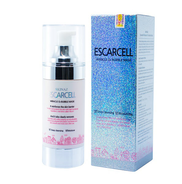 Tẩy Da Chết Escarcell Miracle Bubble O2 Mask Skinaz
